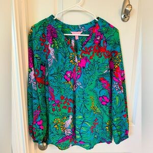 Lilly Pulitzer Blouse Size Small
